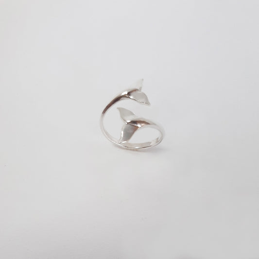 Anillo Dos Aletas - Ajustable