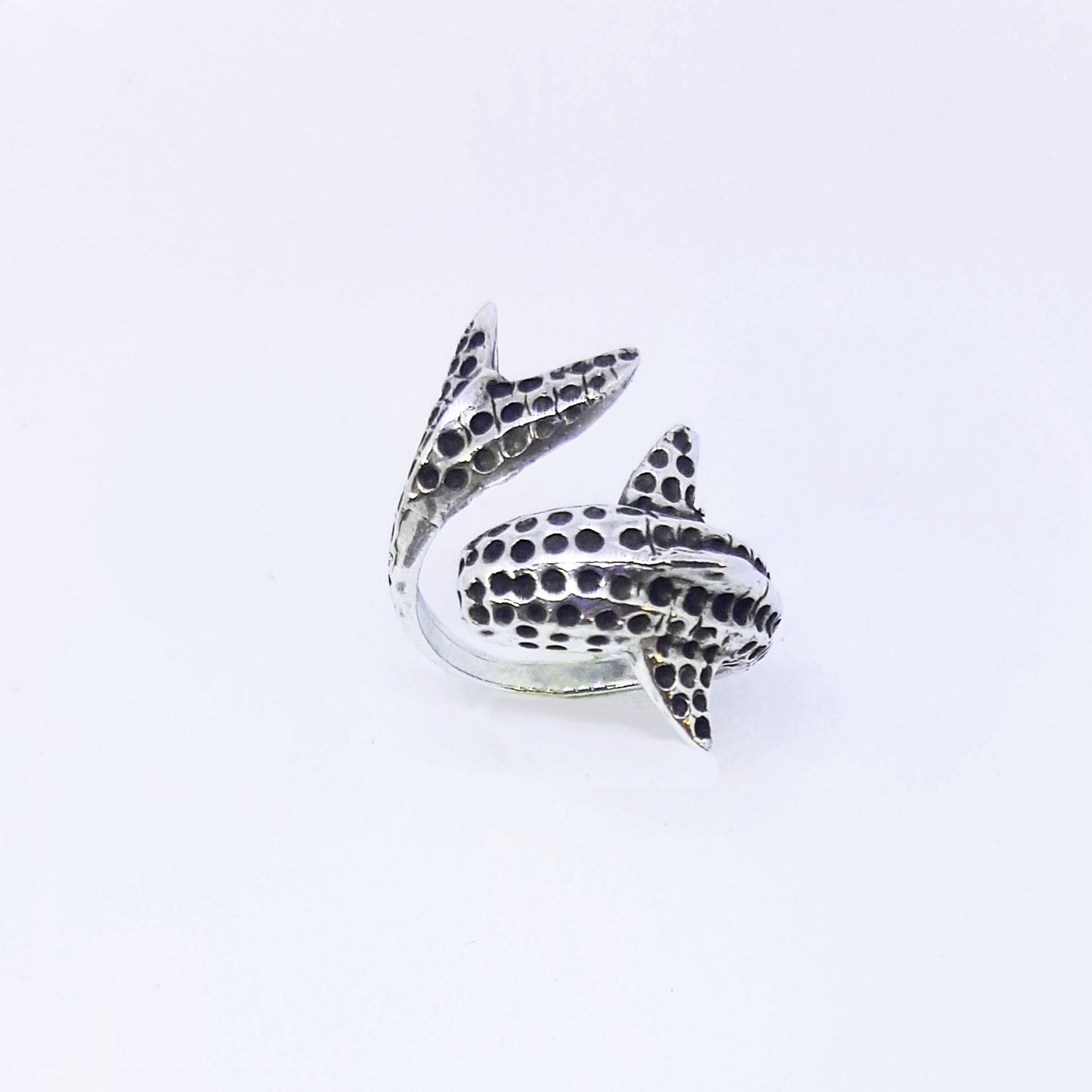 Anillo tiburón ballena - Ajustable