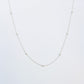 Cadena limada pelotitas 40 cm - 1,3gr